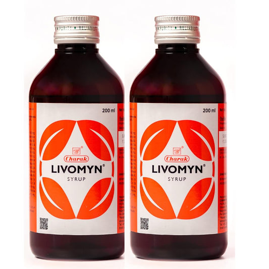 Charak Livomyn Syrup 200 ml – Ayurvedic Liver Tonic for Digestion, Detox &amp; Jaundice Care