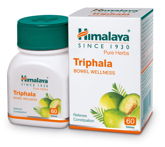 Himalaya Triphala Tablets – Ayurvedic Digestive Cleanser &amp; Detox Supplement (60 Tablets)