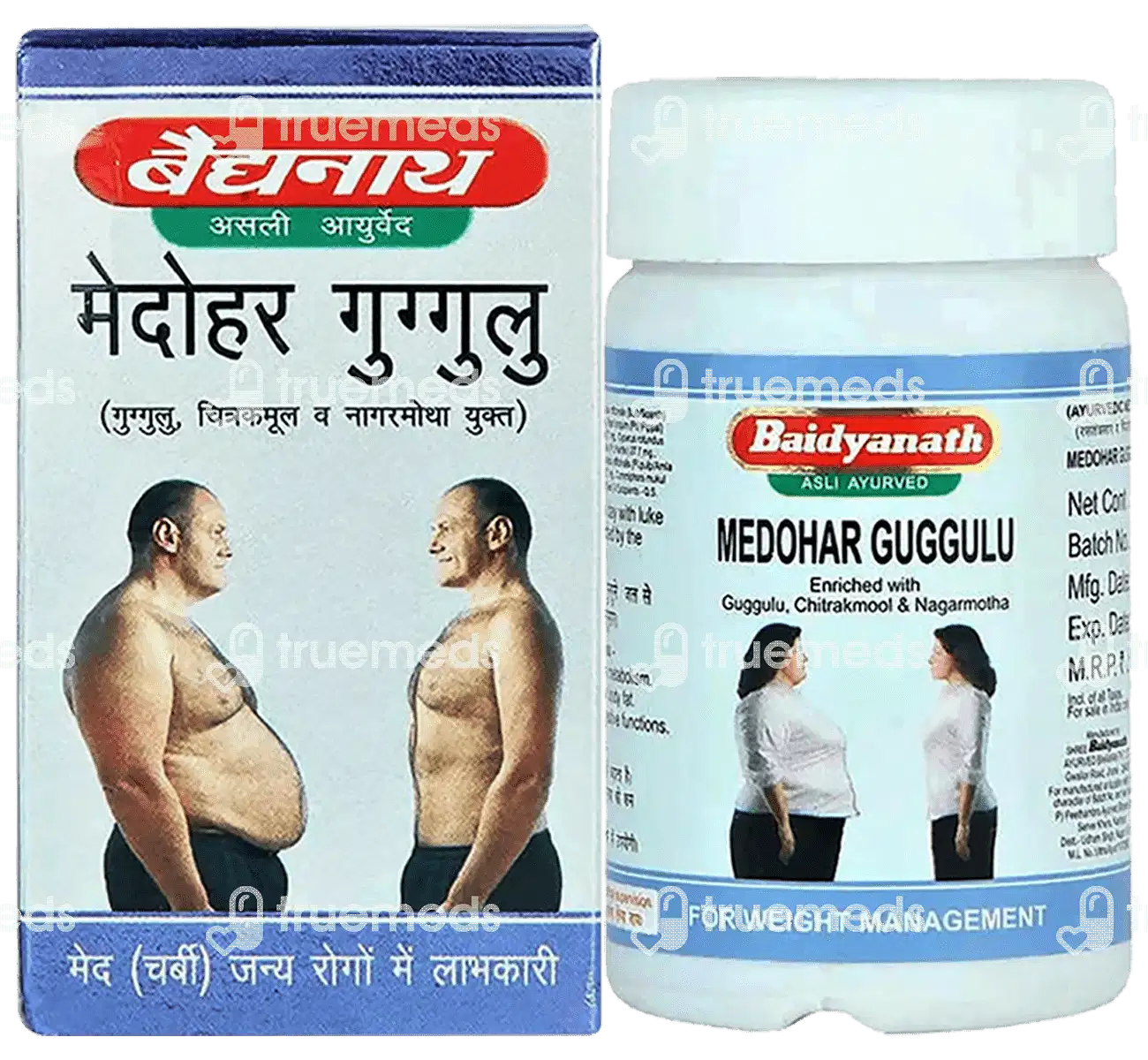Baidyanath Medohar Guggulu – Ayurvedic Weight Management &amp; Metabolism Booster (80 Tablets)